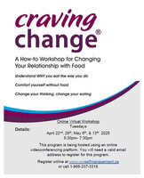 Craving Change®- ONLINE WORKSHOP- April 22, 2025